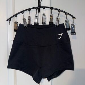 Gymshark Black High-Waist Bike Shorts